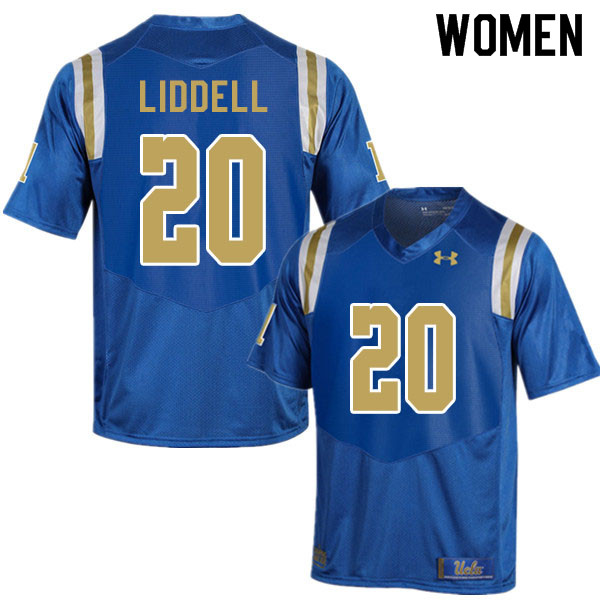 Women #20 Grady Liddell UCLA Bruins College Football Jerseys Sale-Blue